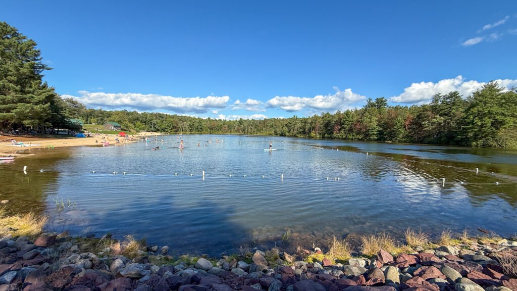 Sand Spring Lake Beach